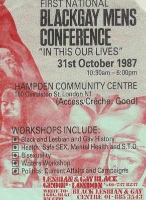 Black Gay Men&#39;s Conference Poster from the rukus! 