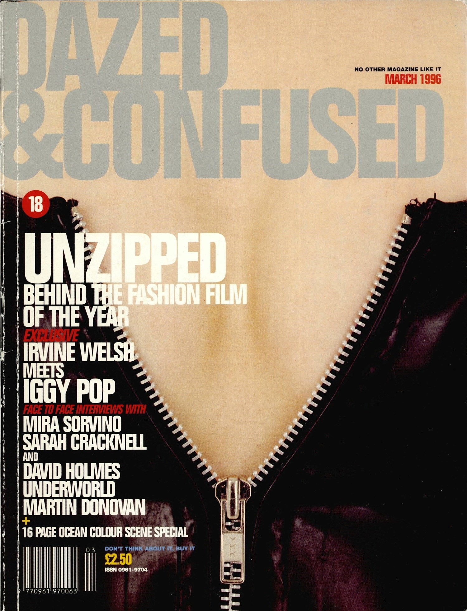 Unzipped Dazed cover